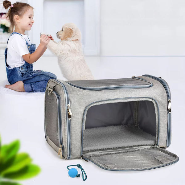 Airline Pet Carrier Bag Backpack For Small Dogs And Cats Small Animal Supplies