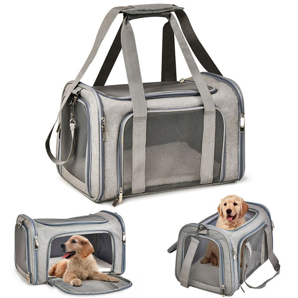 Airline Pet Carrier Bag Backpack For Small Dogs And Cats Small Animal Supplies