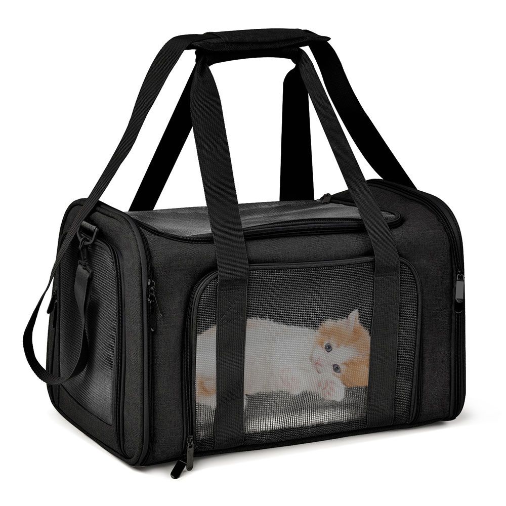 Airline Pet Carrier Bag Backpack For Small Dogs And Cats Small Animal Supplies