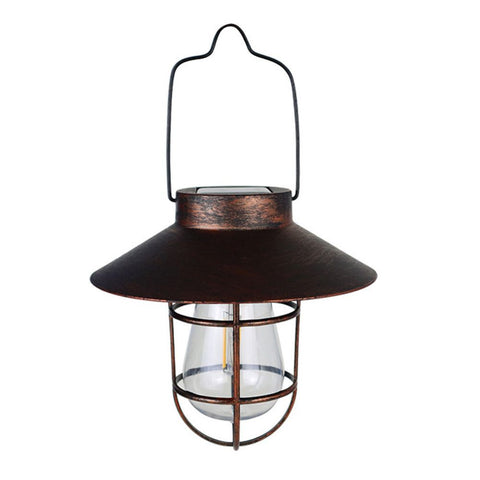 Metal Solar Lantern For Outdoor Decor Lanterns