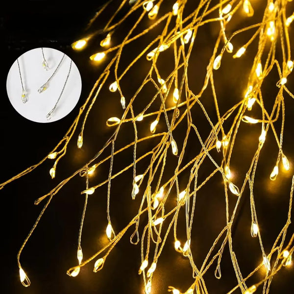 100 Led Solar Fireworks Lights For Patio & Garden String Lights