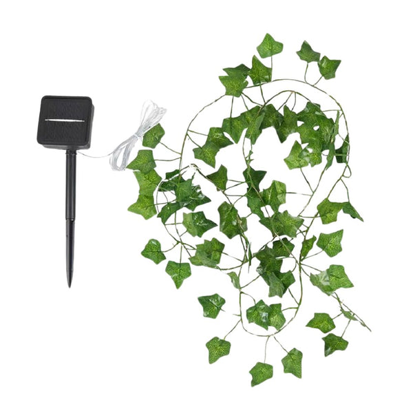 Outdoor Solar Maple Leaf Garland Fairy Lights For Festive Garden Decor Garden & Patio Torches