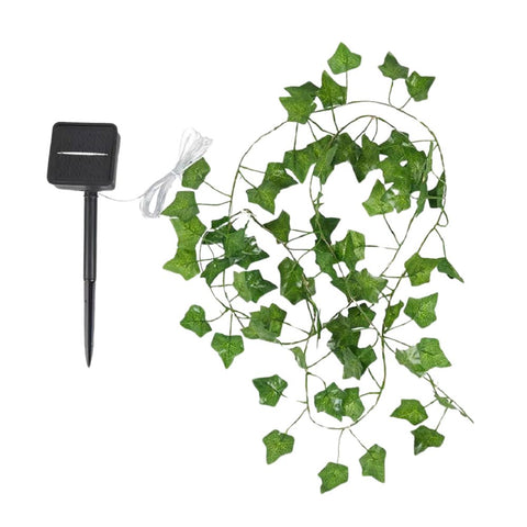 Outdoor Solar Maple Leaf Garland Fairy Lights For Festive Garden Decor Garden & Patio Torches