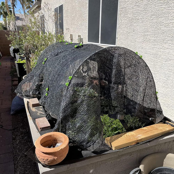 15/36Pcs Greenhouse Hoops Kit With Clips Durable Fiberglass Frame Greenhouses