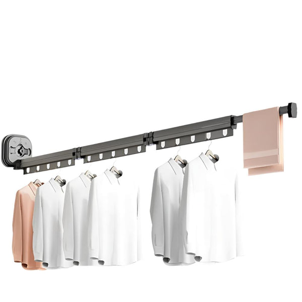 Wall Mounted Retractable Laundry Drying Rack Other Laundry Supplies