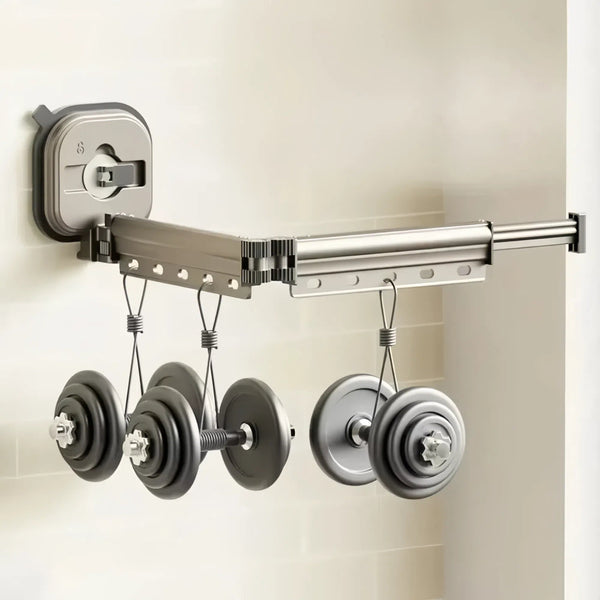 Wall Mounted Retractable Laundry Drying Rack Other Laundry Supplies