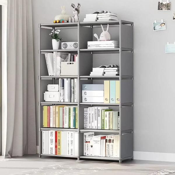 Effortless Assembly Bookshelf Versatile Storage Bookshelves