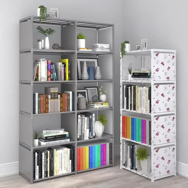 Effortless Assembly Bookshelf Versatile Storage Bookshelves