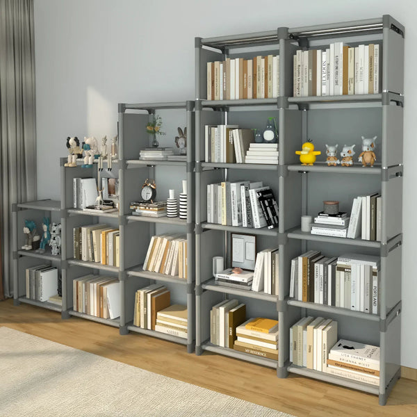 Effortless Assembly Bookshelf Versatile Storage Bookshelves