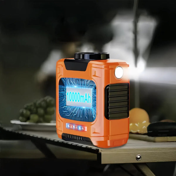 20000Mah Outdoor Waist Fan And Power Bank Convenient Portable Neck Portable Fans