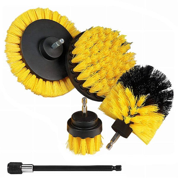 Electric Drill Brush Set Power Scrubber For Carpet Bathroom Surface Tub Furniture Shower Tile Tires Cleaning Tool Mops Brooms & Scrubbers