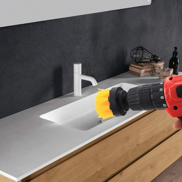 Electric Drill Brush Set Power Scrubber For Carpet Bathroom Surface Tub Furniture Shower Tile Tires Cleaning Tool Mops Brooms & Scrubbers