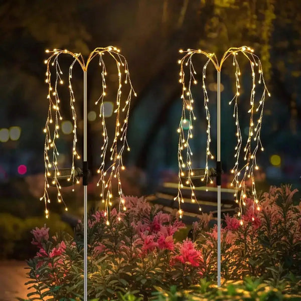 Solar Led String Light Outdoor Artificial Tree Lights Waterproof String Lights