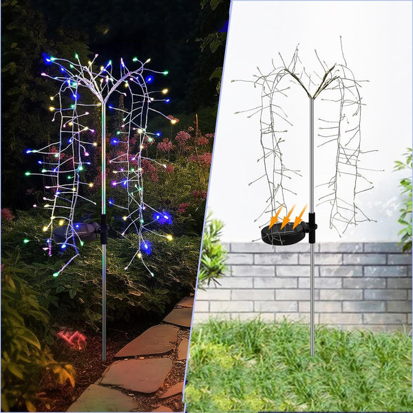 Solar Led String Light Outdoor Artificial Tree Lights Waterproof String Lights