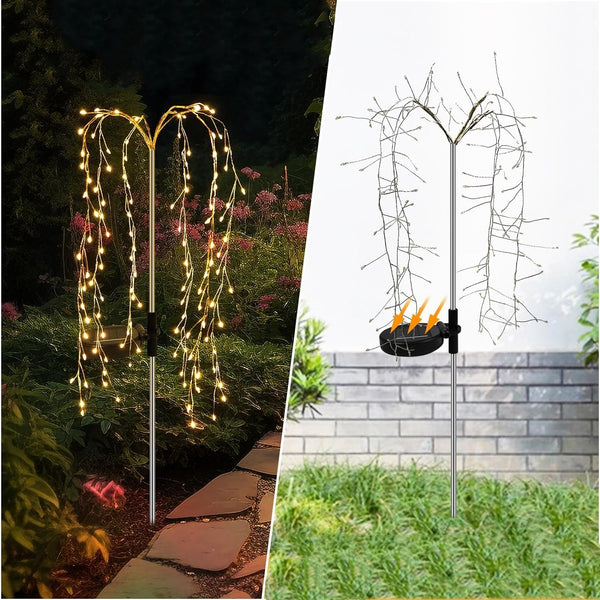 Solar Led String Light Outdoor Artificial Tree Lights Waterproof String Lights