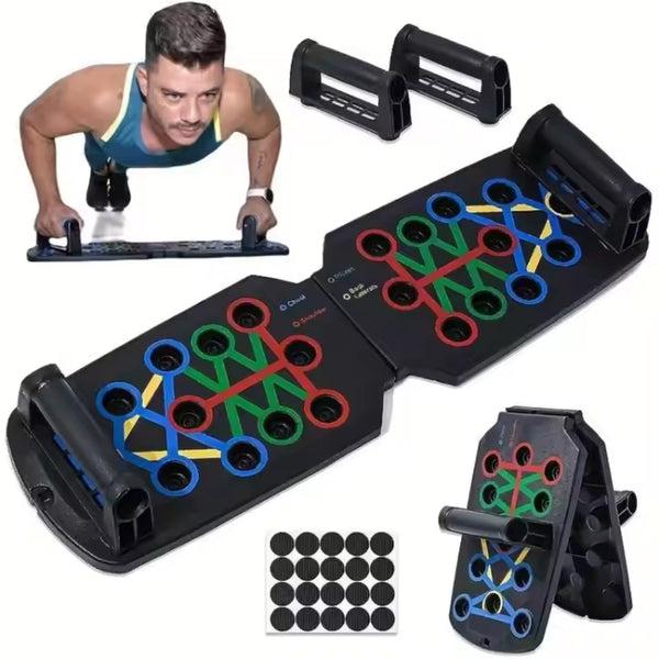 Foldable Push Up Board Set For Full Body Fitness Push Up Stands