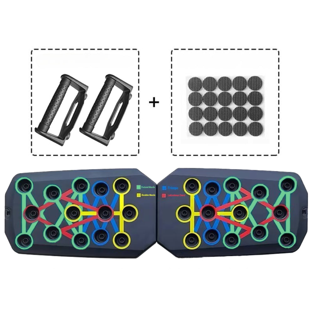 Foldable Push Up Board Set For Full Body Fitness Push Up Stands