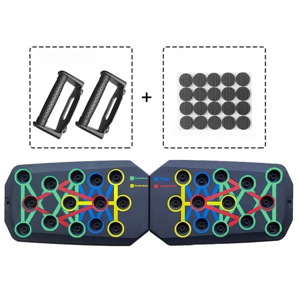 Foldable Push Up Board Set For Full Body Fitness Push Up Stands