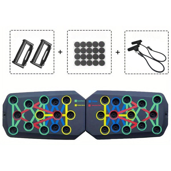 Foldable Push Up Board Set For Full Body Fitness Push Up Stands