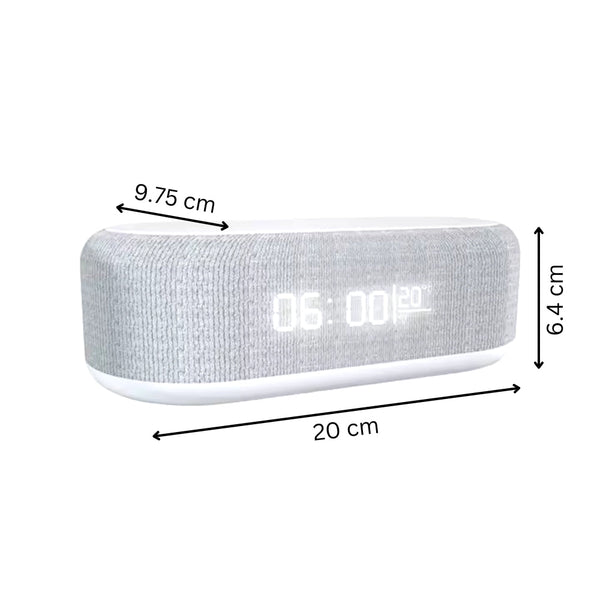 Wireless Charging Alarm Clock With Led Display And Night Light Alarm Clocks & Clock Radios