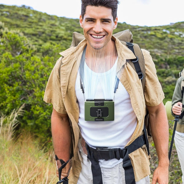 Outdoor Waist Fan Hanging Neck Portable Fans