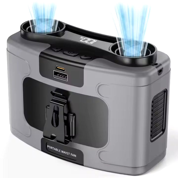 Outdoor Waist Fan Hanging Neck Portable Fans