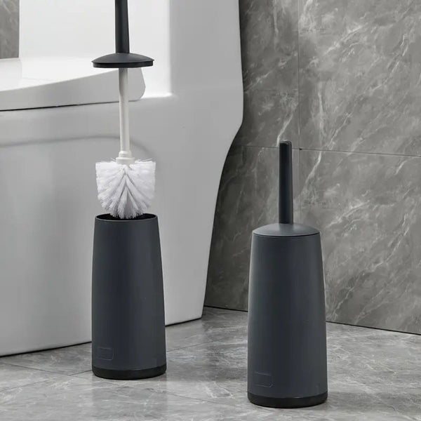 Plastic Toilet Brush And Holder Bathroom Removable Handle Sturdy Durable Toilet Brushes & Holders