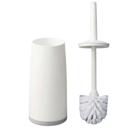 Plastic Toilet Brush And Holder Bathroom Removable Handle Sturdy Durable Toilet Brushes & Holders