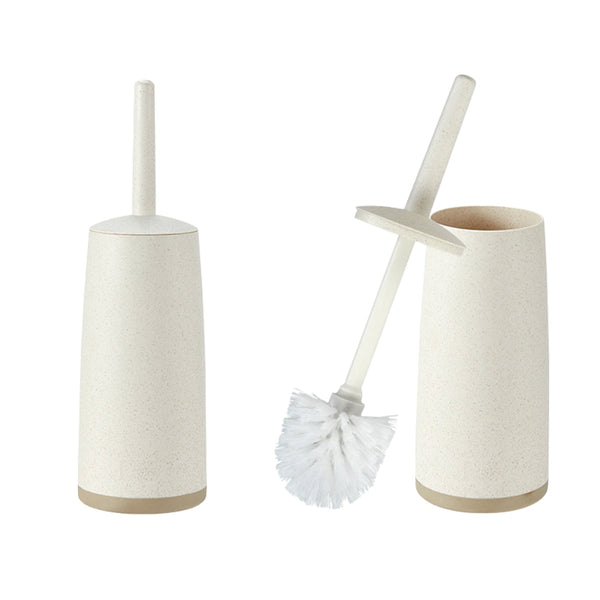 Plastic Toilet Brush And Holder Bathroom Removable Handle Sturdy Durable Toilet Brushes & Holders
