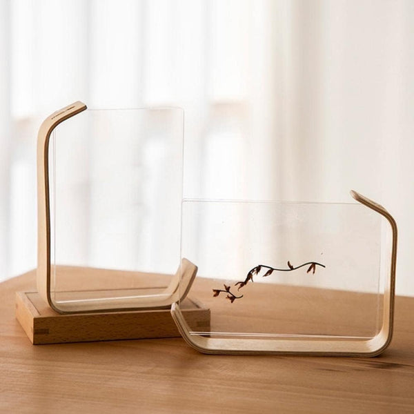 Picture Frame Swing Table Diy Transparent Herbarium Display Photo Frames