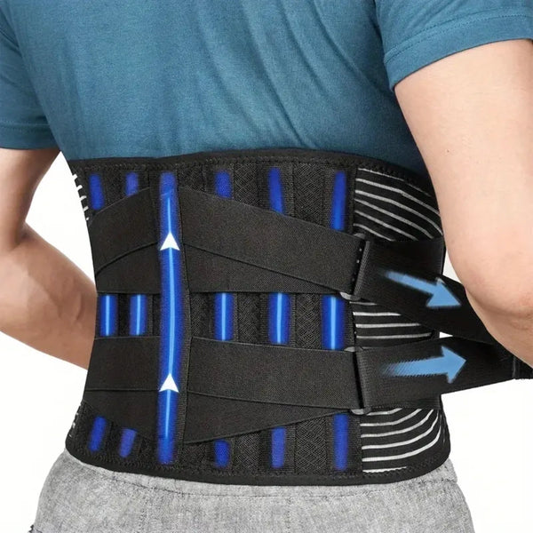 Back Brace For Lower Pain Breathable Waist Support Relief Orthotics Braces & Sleeves