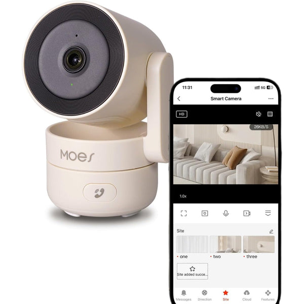 Smart Security Camera 4Mp Hd Infrared Night Vision Motion Sound Detection Security Cameras