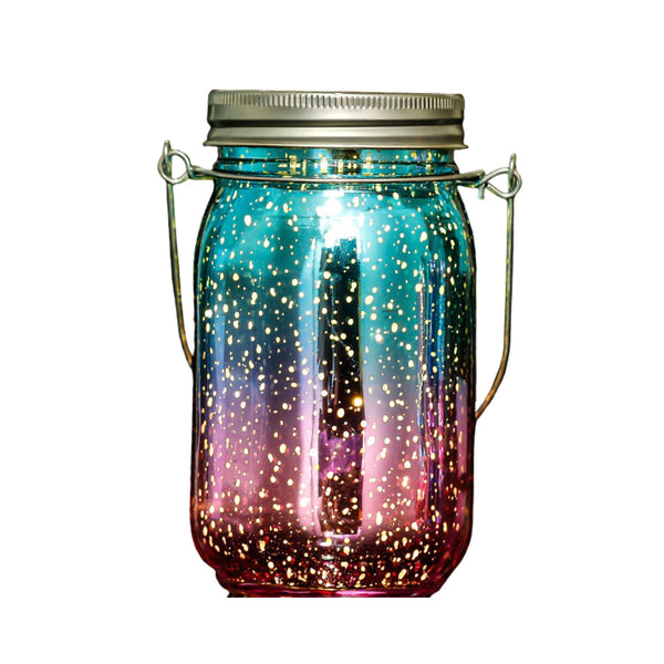 Solar Mason Jar Light Lantern Fairy Lights Hanging Standing Lamp Lanterns
