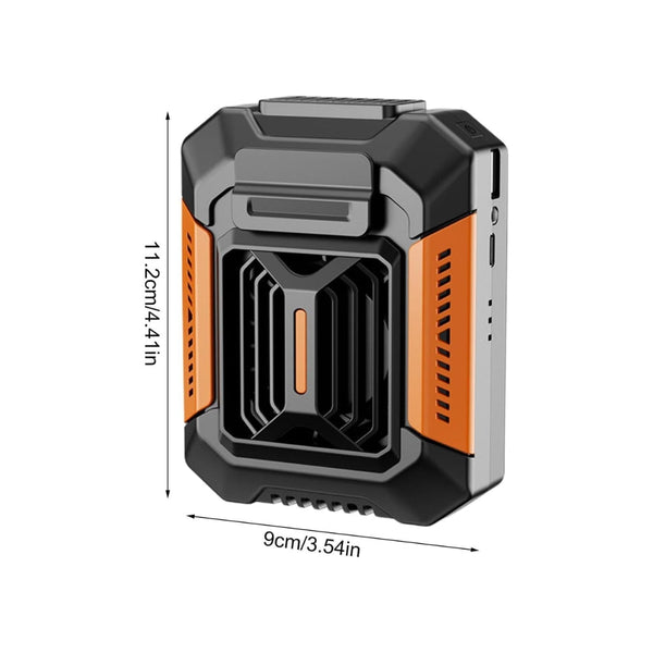 Waist Clip Fan Portable Mini Hanging Neck Usb Rechargeable Portable Fans