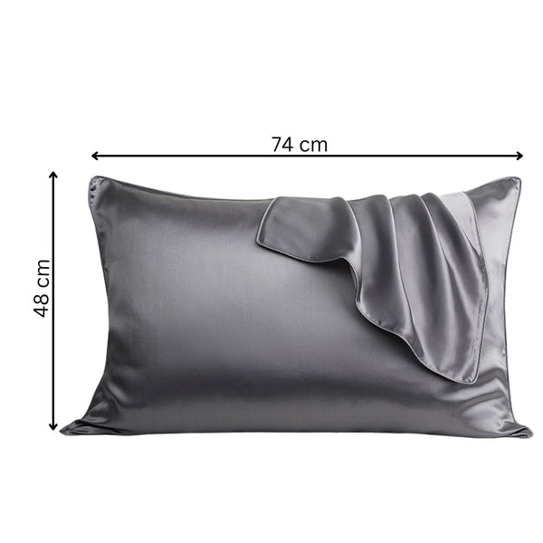 2Pcs Mulberry Silk Pillow Case Slip Protector Genuine Pillow Cases