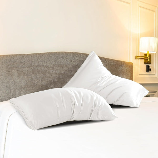 2Pcs Mulberry Silk Pillow Case Slip Protector Genuine Pillow Cases