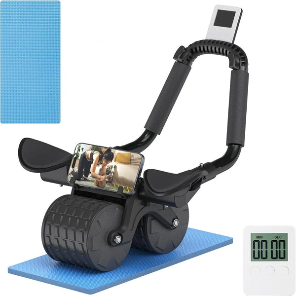 Ab Roller Wheel Abdominal Fitness Gym Exercise Equipment Core Workout Training Abdominal Machines