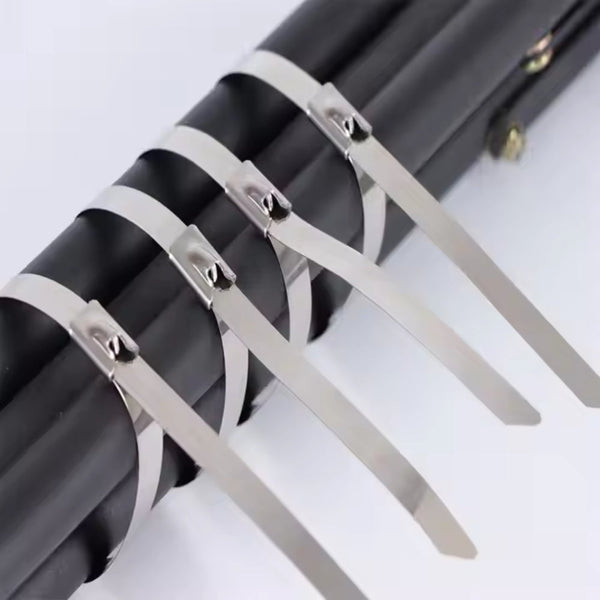 Stainless Steel Self Locking Cable Zip Ties Wrap Cable Ties & Organisers