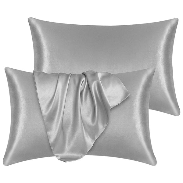 2Pcs Mulberry Silk Pillow Case Slip Protector Genuine Pillow Cases