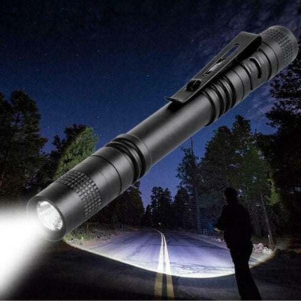 2 Pack Mini Led Torch Super Bright Flashlight Small Lamp Tiny Penlight Flashlights