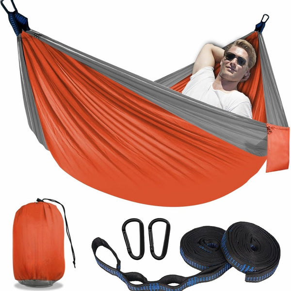 Outdoor Hammock Camping Portable Lightweight Nylon Hammocks