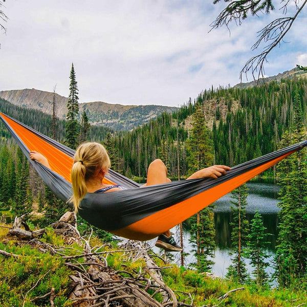 Outdoor Hammock Camping Portable Lightweight Nylon Hammocks