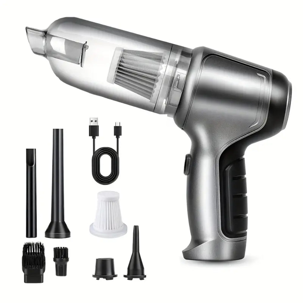 Wireless Car Vacuum Cleaner Handheld Dust Blow Mini Power Suction Vehicle Vacuums