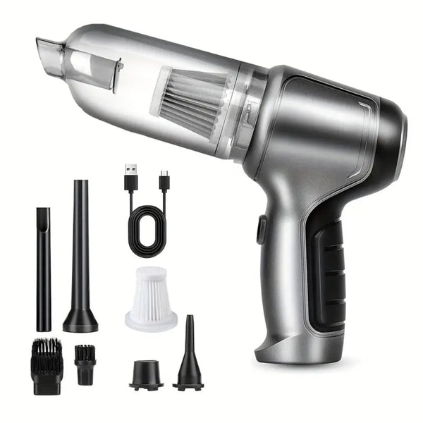 Wireless Car Vacuum Cleaner Handheld Dust Blow Mini Power Suction Vehicle Vacuums