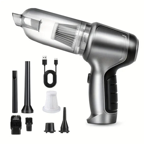 Wireless Car Vacuum Cleaner Handheld Dust Blow Mini Power Suction Vehicle Vacuums