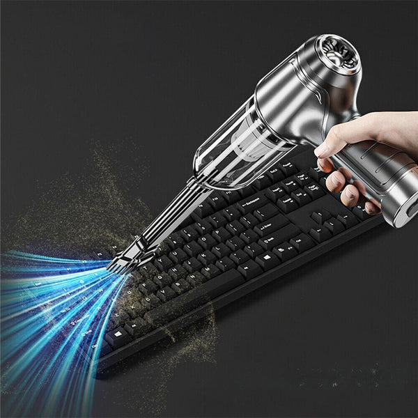 Wireless Car Vacuum Cleaner Handheld Dust Blow Mini Power Suction Vehicle Vacuums