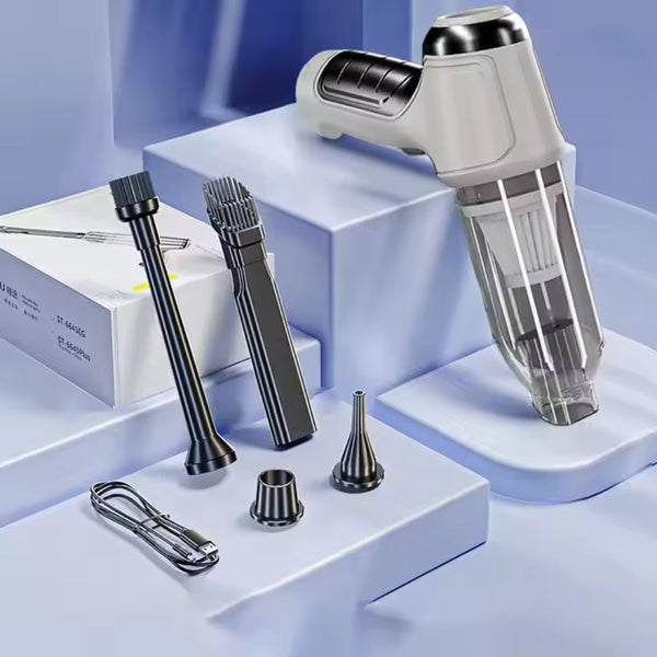 Wireless Car Vacuum Cleaner Handheld Dust Blow Mini Power Suction Vehicle Vacuums