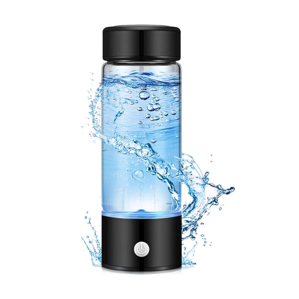 420Ml Hydrogen Rich Portable Water Glass Bottle Alkaline Generator Ionizer Usb Water Filters