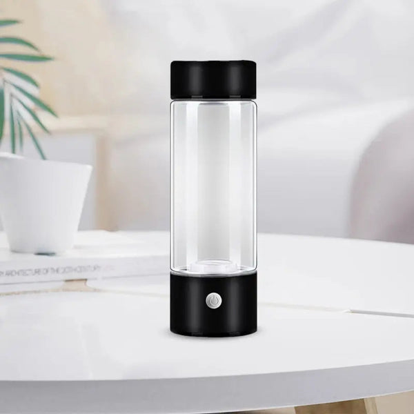 420Ml Hydrogen Rich Portable Water Glass Bottle Alkaline Generator Ionizer Usb Water Filters