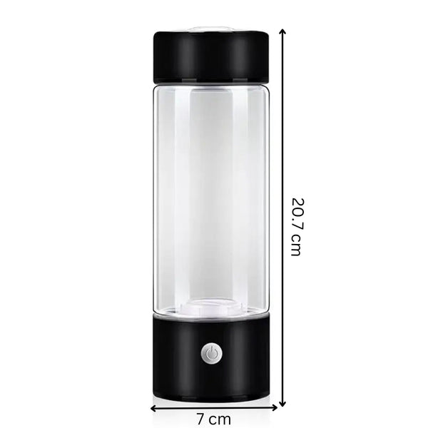 420Ml Hydrogen Rich Portable Water Glass Bottle Alkaline Generator Ionizer Usb Water Filters